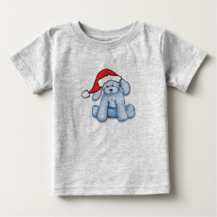 T-shirt Pour Bébé Costume bébé "Mon premier Noël" avec chiot mignon
