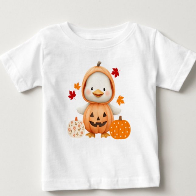 T-shirt Pour Bébé Costume Citrouille de canard bébé (Créateur téléchargé)