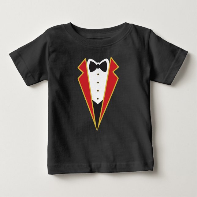 T-shirt Pour Bébé Costume de cirque de divertissement de chef de (Devant)