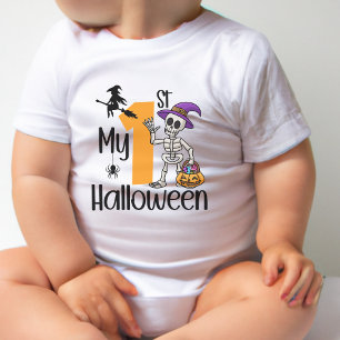 T-shirt Pour Bébé Costume effrayant Cadeau mignon Mon 1er Halloween