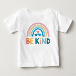 T-shirt Pour Bébé Couleur Douceur arc-en-ciel