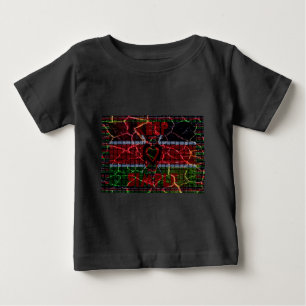 T-shirt Pour Bébé Couleurs rasta