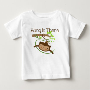 T-shirt Pour Bébé Coup de singe dedans là