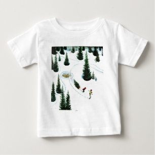 T-shirt Pour Bébé Coupe de l'arbre