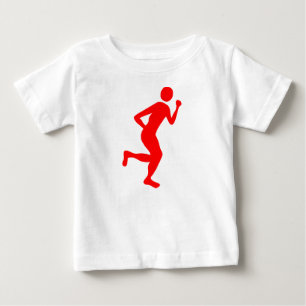 T-shirt Pour Bébé Coureur (Homme) - Rouge