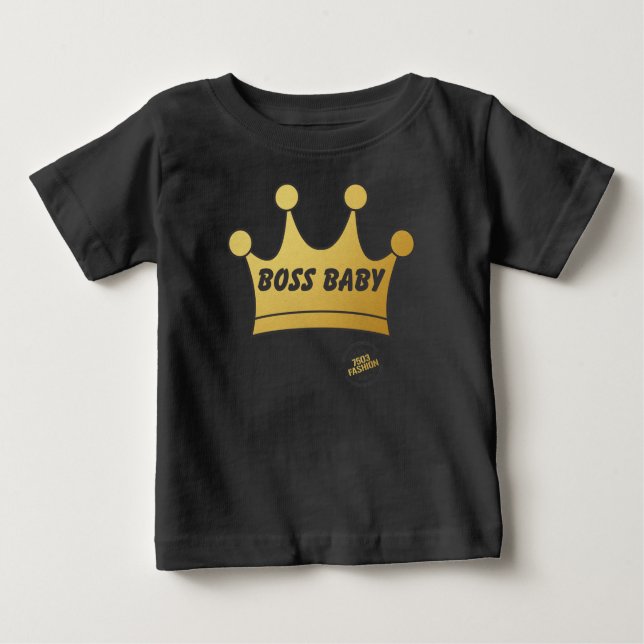 T-shirt Pour Bébé couronne (Devant)