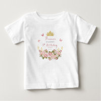 Couronne | Papillons Floral Princess 1er anniversa