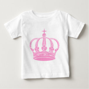 T-shirt Pour Bébé Couronne royale 02 - Rose