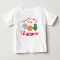 Coutume Kawaii Ornament Baby First Christmas