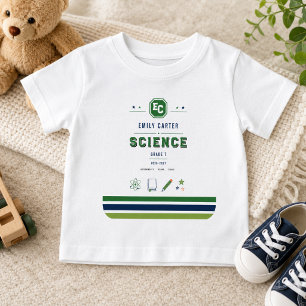 T-shirt Pour Bébé Couverture personnalisée de l'école de sciences ve