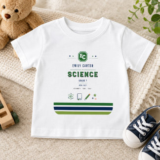 T-shirt Pour Bébé Couverture personnalisée de l'école de sciences ve