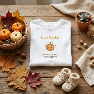 T-shirt Pour Bébé Couverture personnalisée Petit Citrouille pour béb