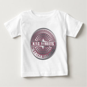 T-shirt Pour Bébé Couvertures de trou d'homme Staten Island
