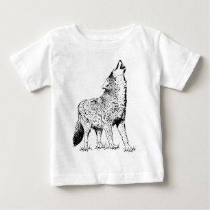 T-shirt Pour Bébé Coyote