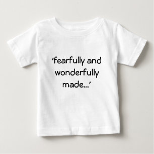 T-shirt Pour Bébé Craintivement chemise de citation