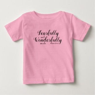T-shirt Pour Bébé Craintivement et merveilleusement fait