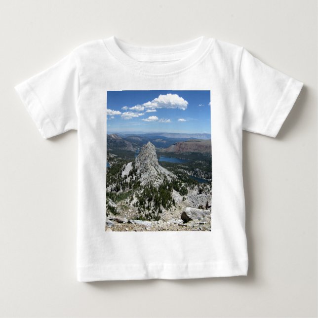 T-shirt Pour Bébé Crâne Cristal Mammoth Lakes Basin Mammoth Crest (Devant)