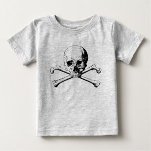 T-shirt Pour Bébé Crâne croisé