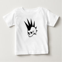 Crâne sans mâchoire Punk personnalisable