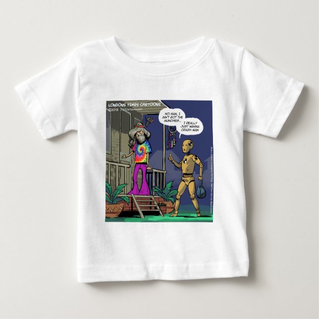 T-shirt Pour Bébé Crash Test Hippie Funny (Devant)