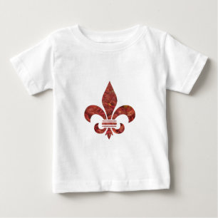 T-shirt Pour Bébé Crawfish Fleu de Lis