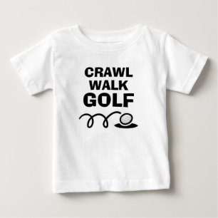 T-shirt Pour Bébé Crawl Walk Golf mignon bébé top pour enfant nouvea