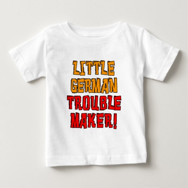 T-shirt Pour Bébé Créateur de problèmes allemand (Devant)
