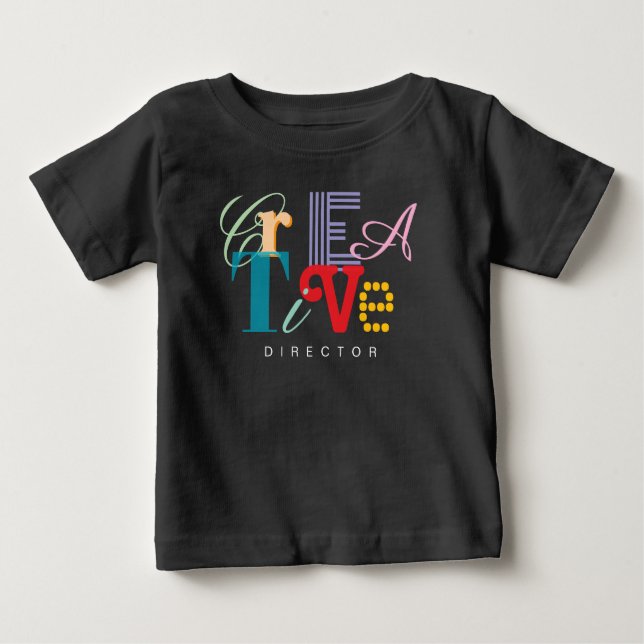 T-shirt Pour Bébé Creative DIRECTOR fun cool (Devant)