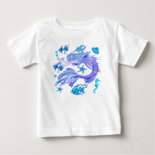 T-shirt Pour Bébé Créature de la fée mauve de sirène