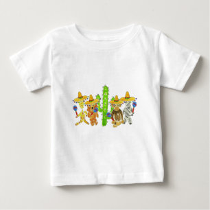T-shirt Pour Bébé Créatures mexicaines de fiesta