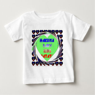 T-shirt Pour Bébé Créez vos propres coeurs lumineux conception bébé 