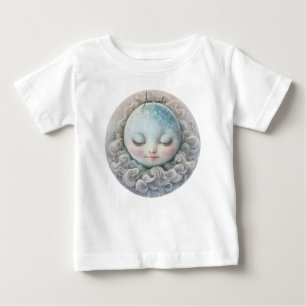 T-shirt Pour Bébé Créez Vos Propres Lunes Paisibles dans les Nuages