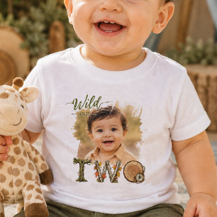 T-shirt Pour Bébé Créez Votre Propre Chemise de Naissance Sauvage et
