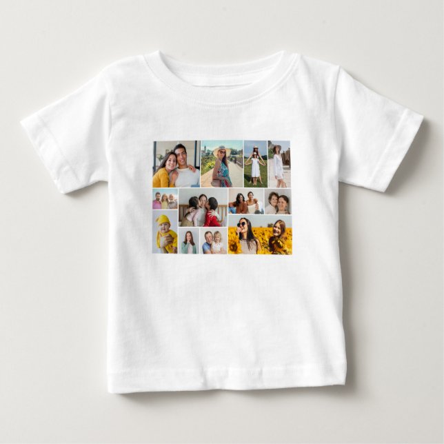 T-shirt Pour Bébé Créez votre propre collection photo 12 (Devant)