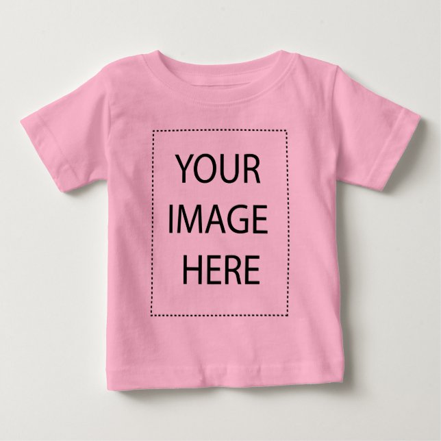 T-shirt Pour Bébé Créez votre propre personnalisation personnalisée (Devant)