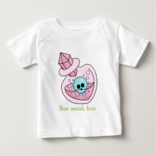 T-shirt Pour Bébé Créez votre propre potion d'amour du crâne Kawaii
