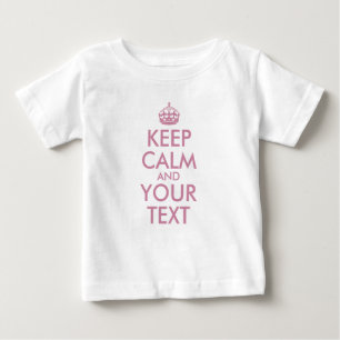 T-shirt Pour Bébé Créez votre propre Rose Dusty Calme