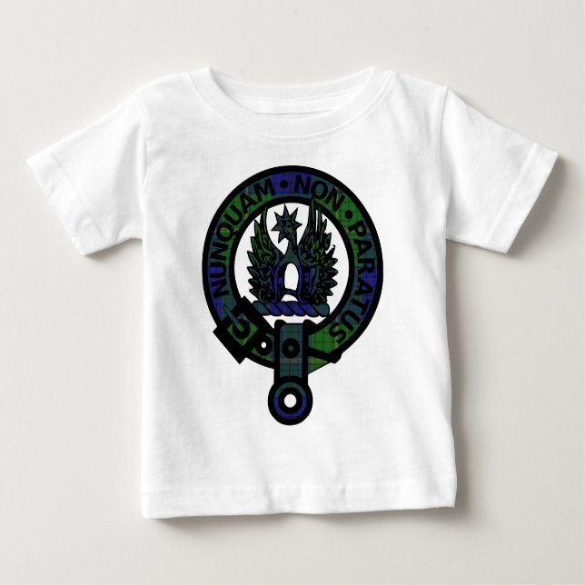 T-shirt Pour Bébé Crest Johnstone (Devant)