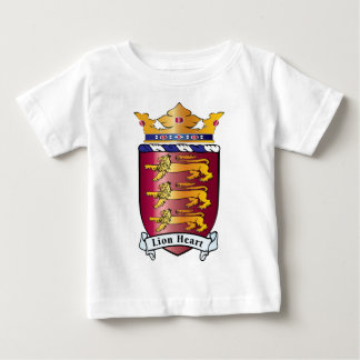 T-shirt Pour Bébé Crête de coeur de lion