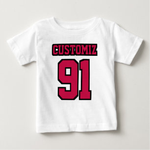 T-shirt Pour Bébé CRIMSON BLACK ROMPRE Jersey