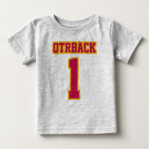 T-shirt Pour Bébé CRIMSON GRAS DE L'AVANT - Équipe de football