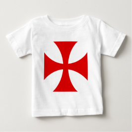 T-shirt Pour Bébé Croix des chevaliers Templar