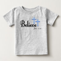 Croyez Avec Les Croix Bleues Toddler Tee