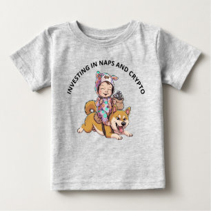 T-shirt Pour Bébé Crypto bébé