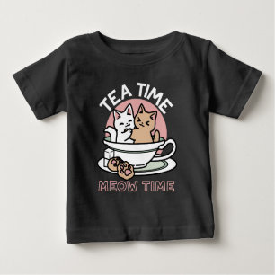 T-shirt Pour Bébé Cuddin en coupe - Tea Time adorable