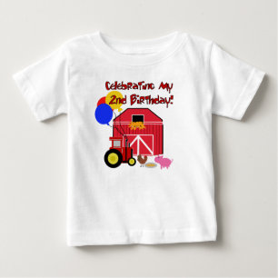 T-shirt Pour Bébé Cultivez le 2ème anniversaire