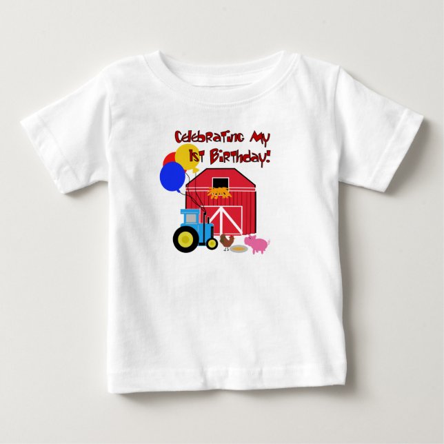 T-shirt Pour Bébé Cultivez le ęr anniversaire (Devant)
