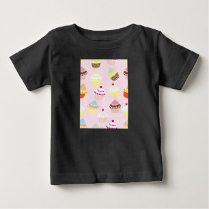 T-shirt Pour Bébé Cupcakes