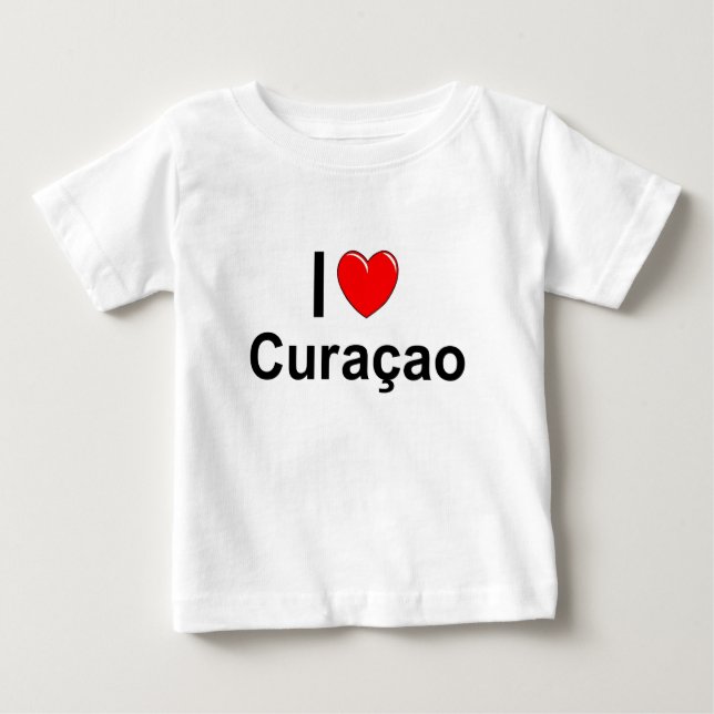 T-shirt Pour Bébé Curaçao (Devant)