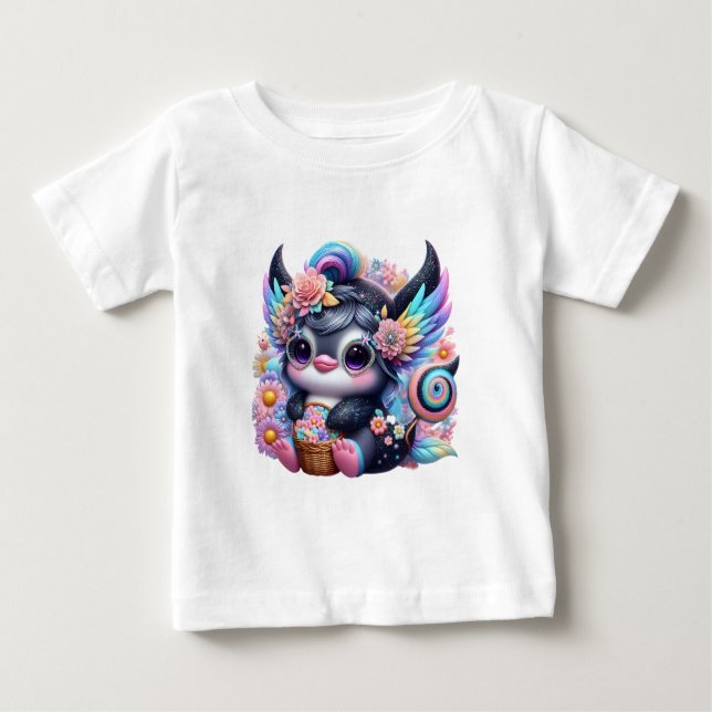 T-shirt Pour Bébé Cute (Devant)
